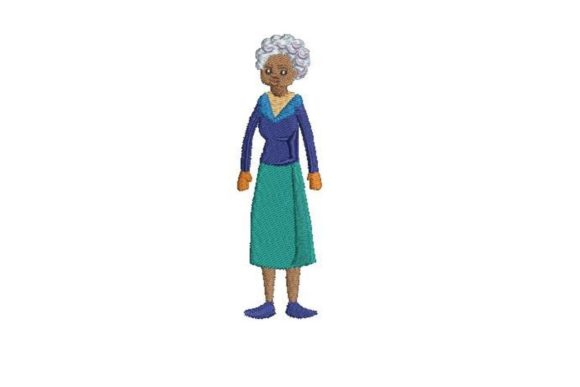 Black Elderly Woman Embroidery Design: A Designer Review
