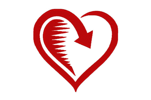 Broken Heart Red Heart Embroidery: A Seller’s Review