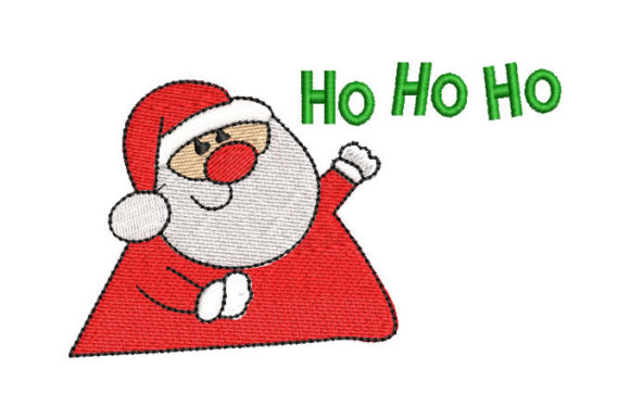 Christmas Santa Claus Ho Ho: Embroidery Designer’s Review