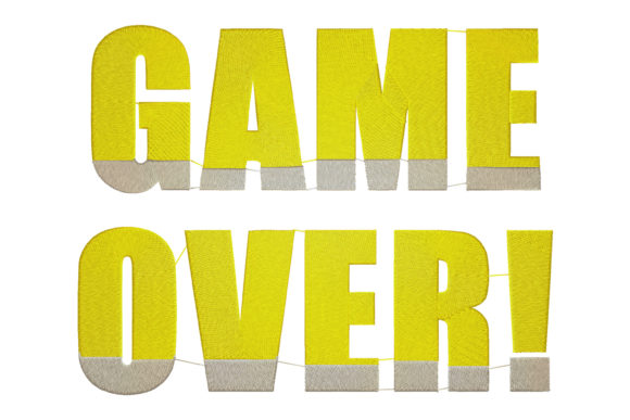 Game Over Sign Embroidery: A Seller’s Honest Review