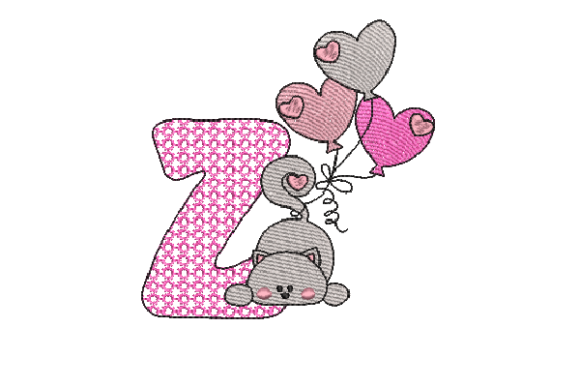 Letter Z Cat Sketch: A Seasonal Embroidery Design Review