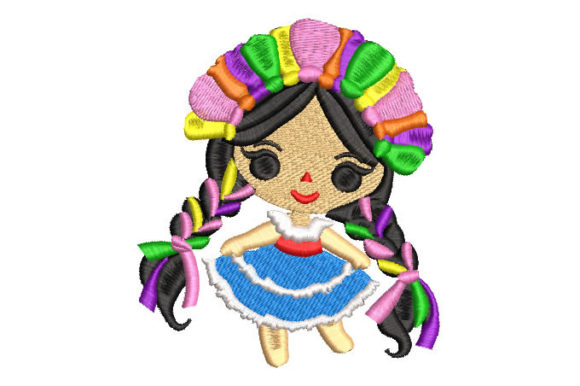 Mexican Doll with Dress: A Seasonal Embroidery Review