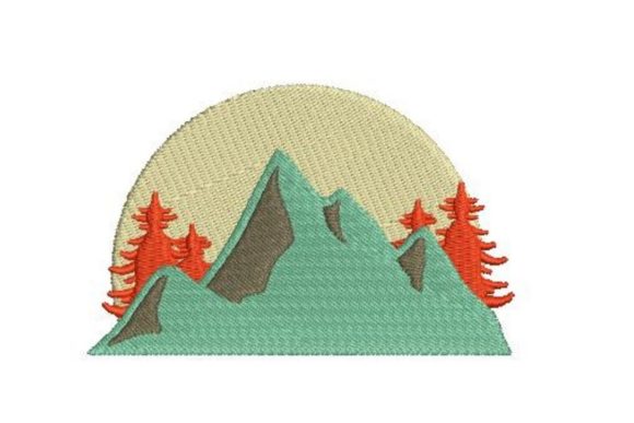 Mountains and Trees: Embroidery Design Review