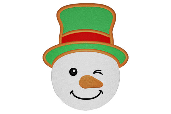 Reviewing Snowman Head for Personalized Gift Embroidery