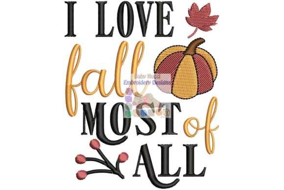 Reviewing the I Love Fall Embroidery Design for Seasonal Products