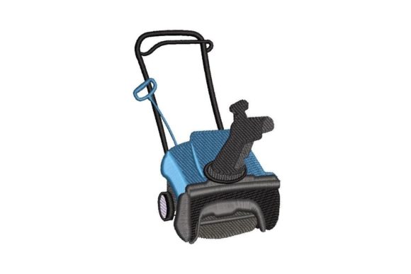 Snowblower Embroidery Design Review for Small Business Merch