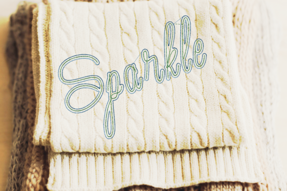 Sparkle Lettering: A Festive Embroidery Design Review
